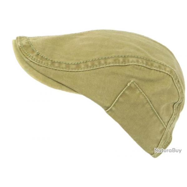 Casquette Plate Verte Tendance en Coton Homme et Femme Evyk Taille unique Vert