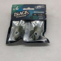 Tête plombée shore  Fiiish black minnow size 140 40g