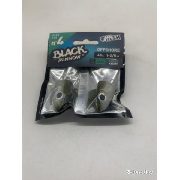 Tte plombe shore  Fiiish black minnow size 140 40g