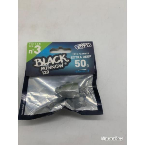 Tte plombe extra deep  Fiiish black minnow size 120 50g