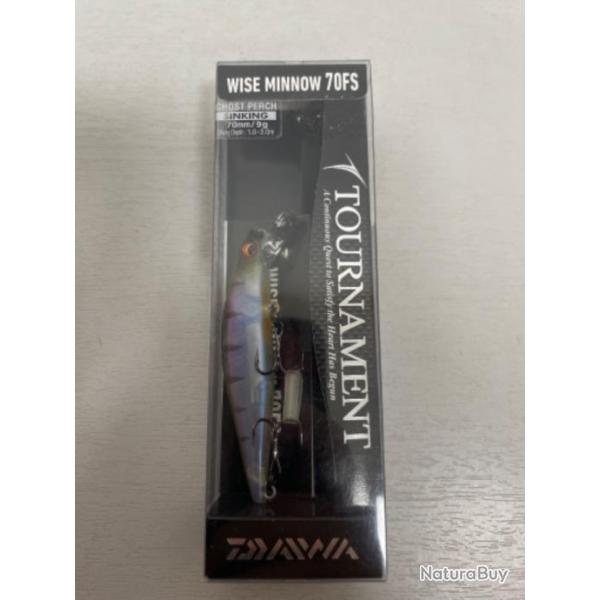 !! LEURRE DAIWA TOURNAMENT 70mm col GHOST PERCH