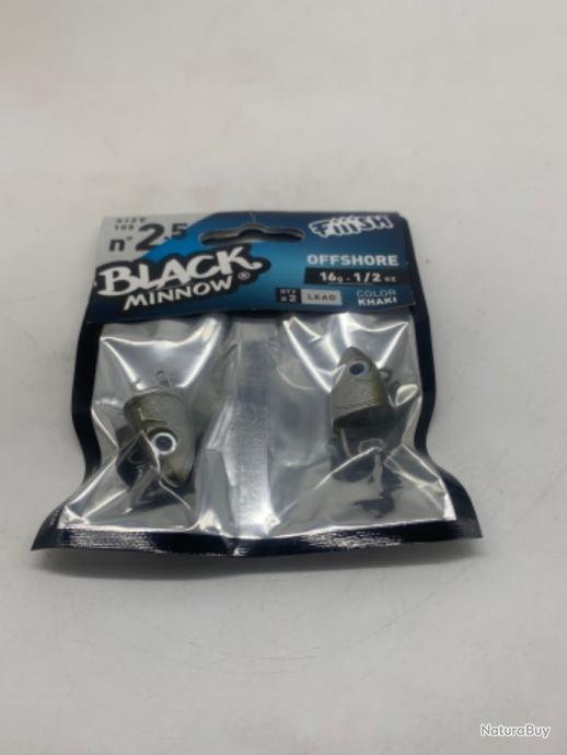 Fiiish Black Minnow 105 Tetes N°2.5 Off Shore Kaki 16g