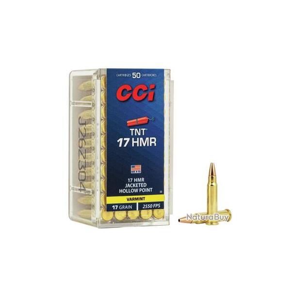 CCI - 17 HMR TNT - 17 GRAINS - BOITE DE 50