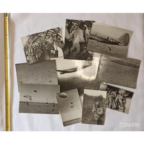 Rare lot de 10 photos para 1er RCP 44/45 WW2