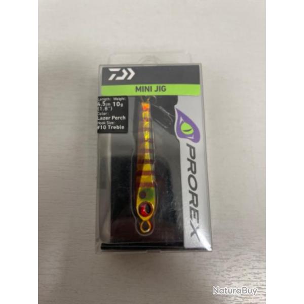 !! LEURRE JIG DAIWA PROREX 10gr col LAZER PERCH