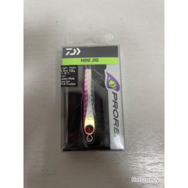 !! LEURRE JIG DAIWA PROREX 10gr col LAZER PINK