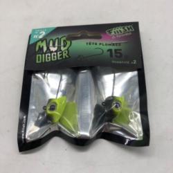 Tête plombée Fiiish & release mud digger 15g 90