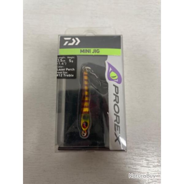 !! LEURRE JIG DAIWA PROREX 5gr col LAZER PERCH