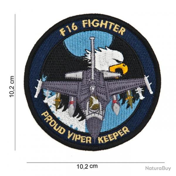 Patch tissu F16 proud viper keeper | 101 Inc (0001 0336)