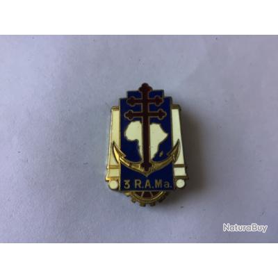 VENDU PAR LE-CUIRASSIER INSIGNE ARTILLERIE DE MARINE 3EME RAMA ...