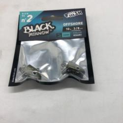 Tête plombée offshore  Fiiish black minnow 10g 90