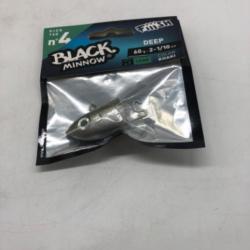 Tête plombée deep  Fiiish black minnow 60g 140