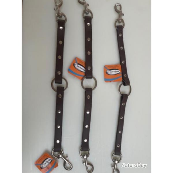 Lot de 3 coupleurs pour chiens