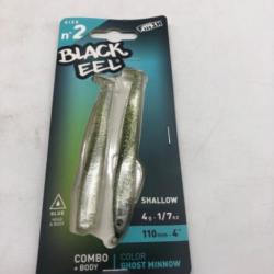 Combo leurres souples Fiiish Black EEL Shallow 4g 110mm