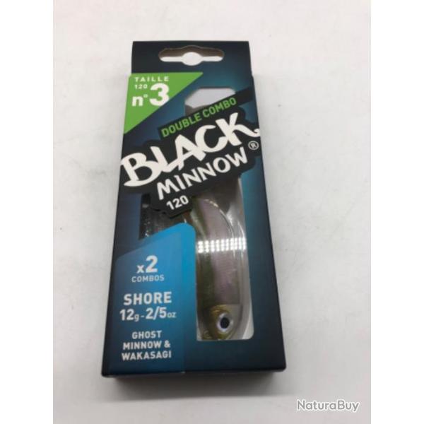 Combo leurres souples Fiiish leurres black minnow 12g 120