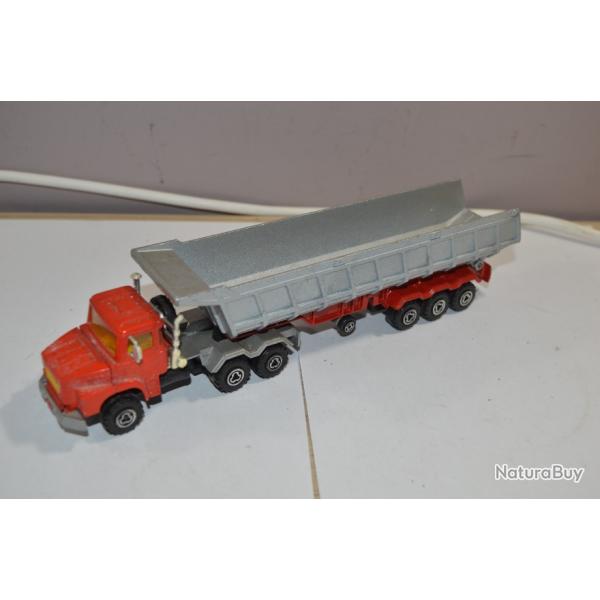 Ancien Camion Jouet Majorette 1/60 Scania avec Remorque (14)