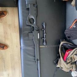 Sniper L96 de CYMA + Lunette 4x32 LS-TACTICAL comprise dans le lot