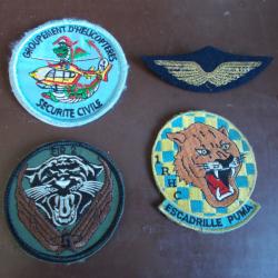 Lot insignes tissus ARMEE de l'AIR  Armée Française