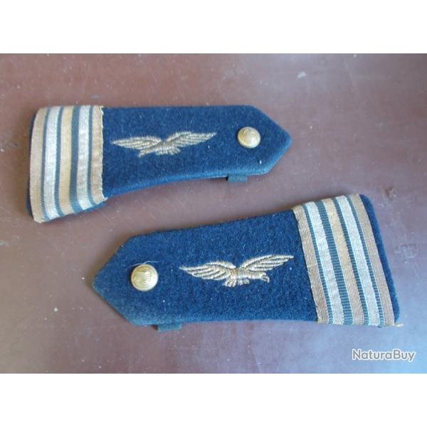 Paire d' paulettes  Officier COLONEL  ARMEE de l'AIR