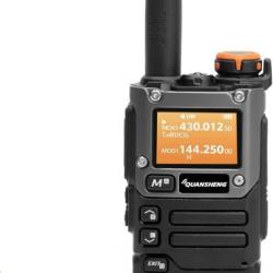 UVK5(8) Talkie-walkie AM/FM/DTMF 200 canaux Type-C Chargement Trois fréquences Réception
