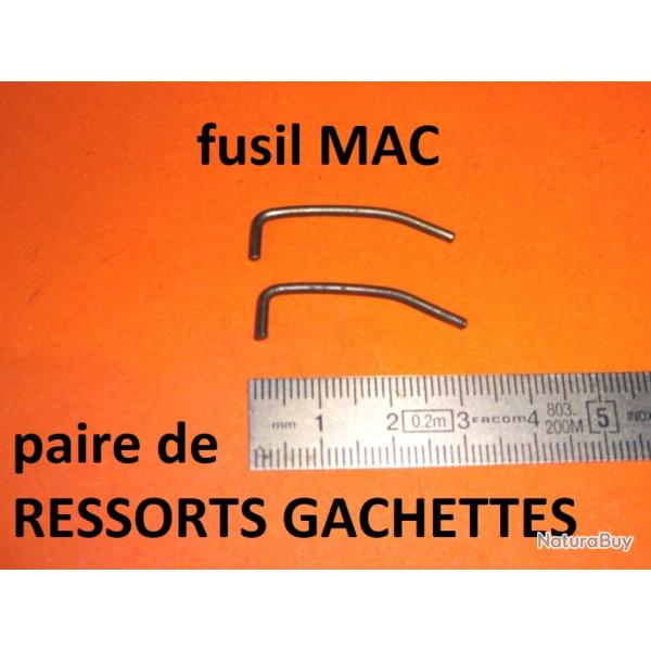 paire ressorts gchettes fusil MAC Manufacture d'Armes de Chtellerault - VENDU PAR JEPERCUTE(a7265)