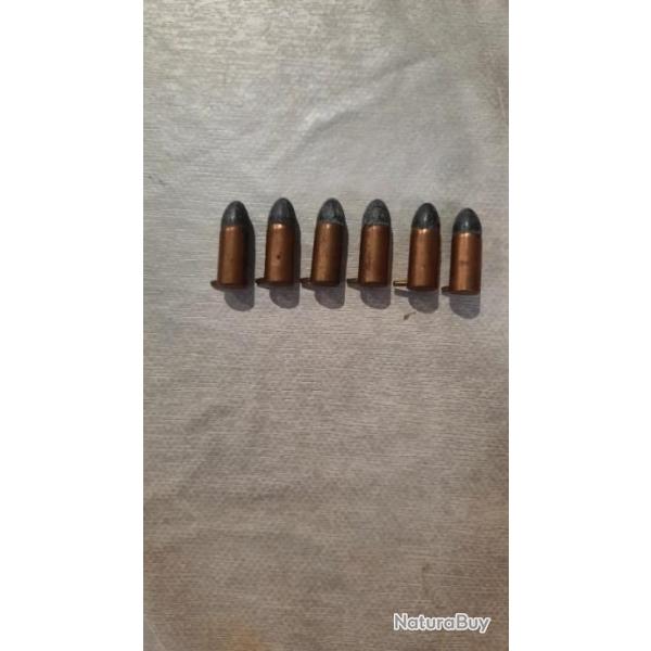 6 munitions 7mm a broches