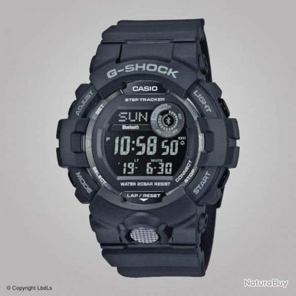 Montre noire G-Shock G-Squad GBD noir