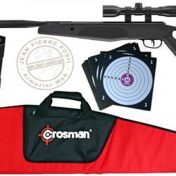 Pack carabine à plomb CROSMAN Fire NP 4.5 mm (19,9 joules) - PROMO