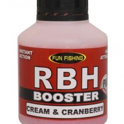 Additif Liquide Fun Fishing RBH Booster 250ml Cream & Cranberry