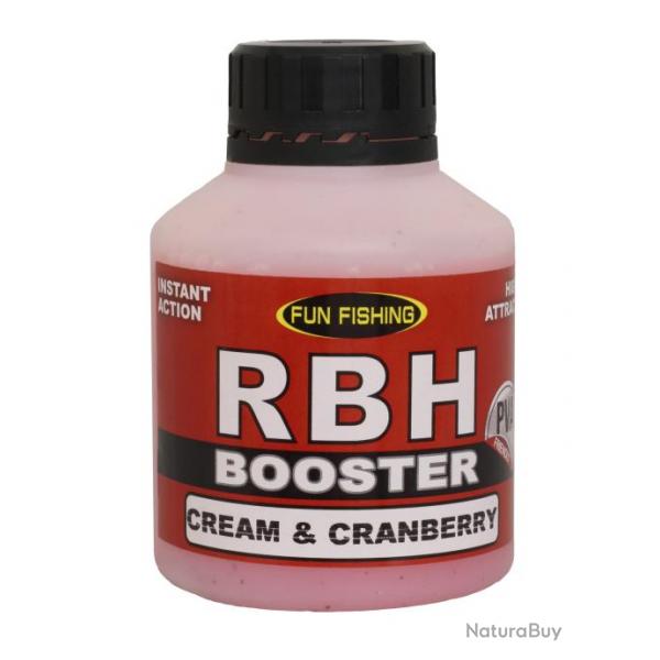 Additif Liquide Fun Fishing RBH Booster 250ml Cream & Cranberry