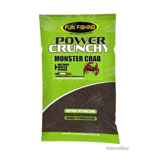 Amorce Fun Fishing Power Crunchy - 2kg Monster Crab