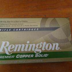 Boîte de balles Remington 300Win Mag Premier Copper Solid