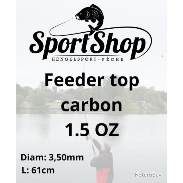 SPORTSHOP SCION FEEDER CARBON 3,50MM SPORTSHOP 1,5OZ