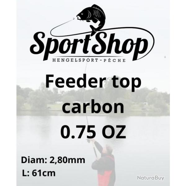 SPORTSHOP SCION FEEDER CARBON 2,80MM SPORTSHOP 1 oz