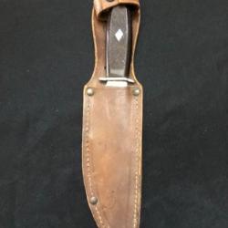 COUTEAU DE CHASSE SCOUT SANPEUR MANCHE BAKELITE