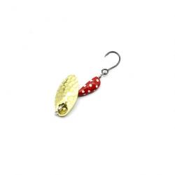 Cuillere Sico Lure Vibro 5.5g or/ rouge