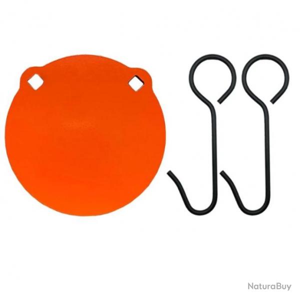 Cible Gong Acier orange 15 cm