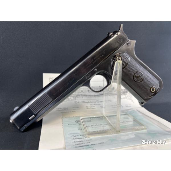 COLT 1900 cal 38 avec lettre COLT