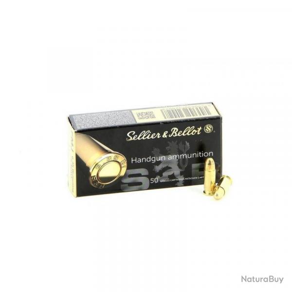 CARTOUCHES SELLIER & BELLOT CAL.6.35 BROWNING FMJ (25 ACP) PAR 50