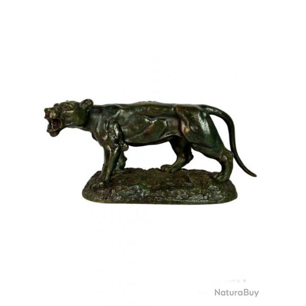 Lionne bronze d'aprs BARYE