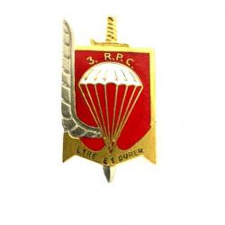 Insigne 3ème Régiment de Parachutiste Coloniaux ( reproduction )