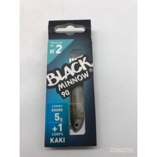 leurres souples shore  Fiiish black minnow 90 wakasagi 5g