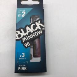 leurres souples Fiiish black minnow 90 x3 rose