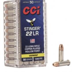 50 Cartouches CCI Stinger Cal.22 Lr - 32gr