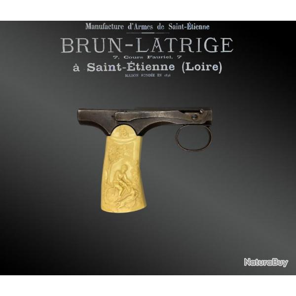 Pistolet  Rptition Brun-latrige Saint-etienne, France, Vers 1890