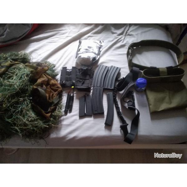 lot accessoires airsoft