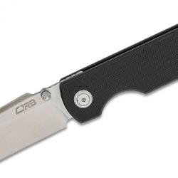 Couteau CJRB Cutlery Nova Black Manche G10 Lame Tanto Acier AR-RPM9 IKBS Liner Lock Clip J1937BK