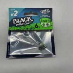 Tête plombée  Fiiish black minnow 6g