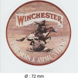 Winchester " rond fond marron "