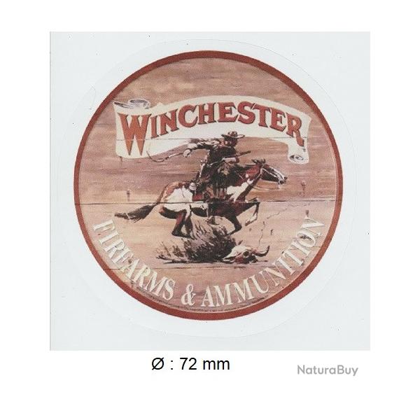 Winchester " rond fond marron "